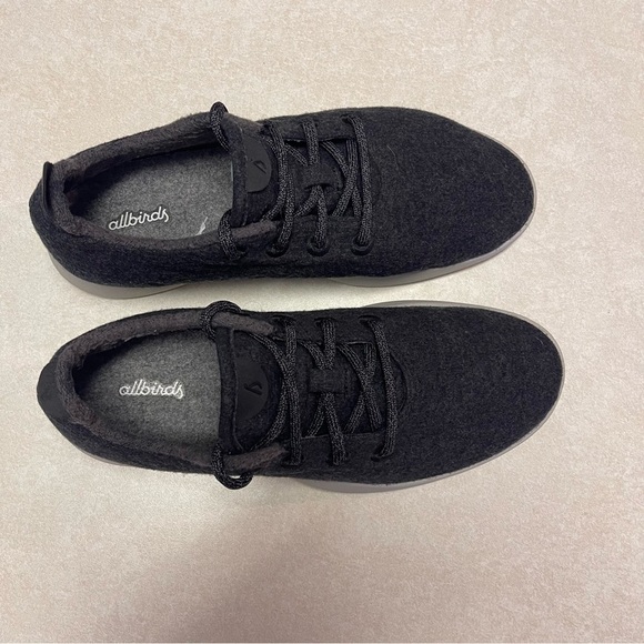 Allbirds Shoes mens wool runners Sneakers Grey Wool Low Top Lace Up Comfort M10 - Picture 8 of 9